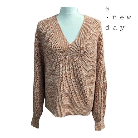 a new day Tops - a new day (NWOT) V Neck Sweater Size XL